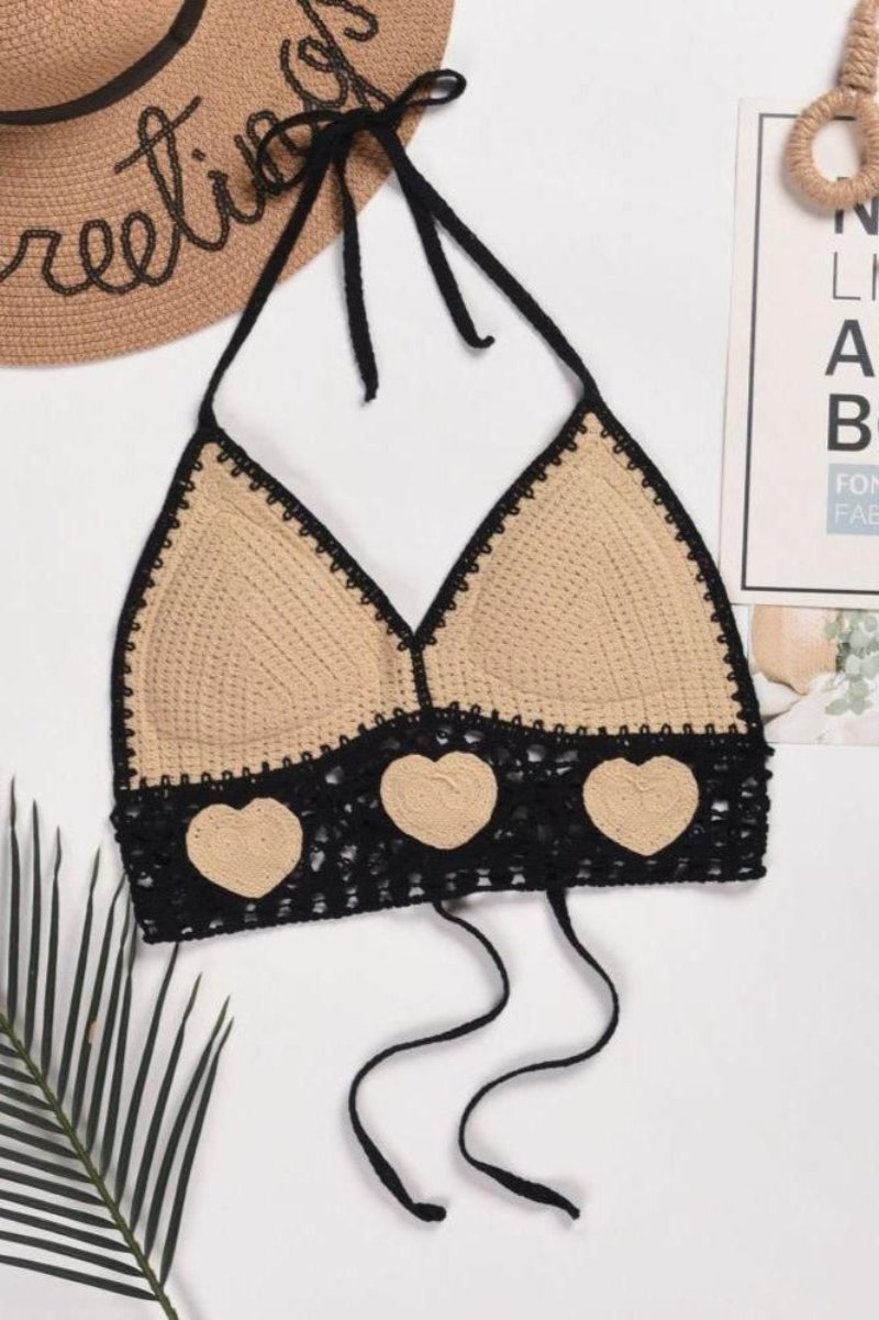 Top Josie de Crochet Corazón