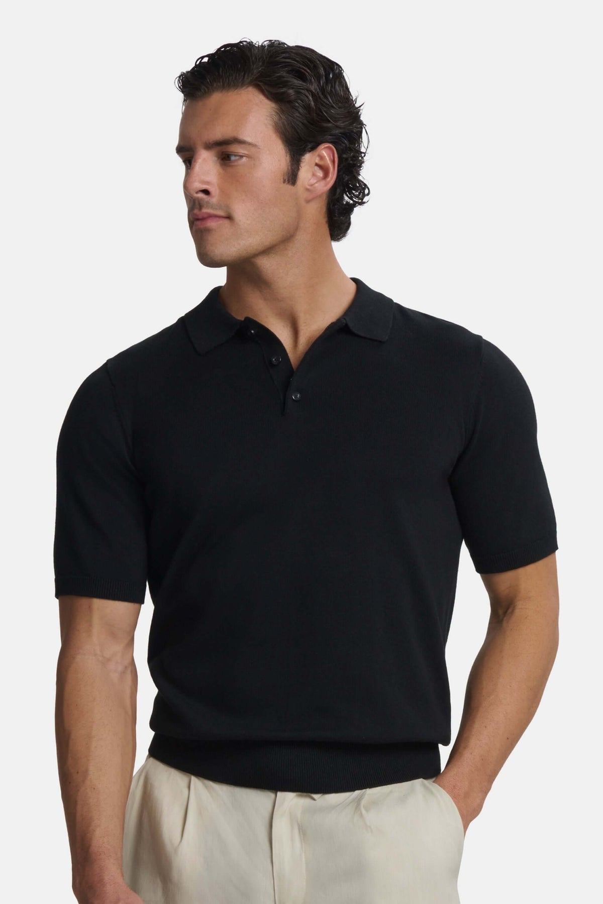 THE SANTONI POLO DE MANGA CORTA