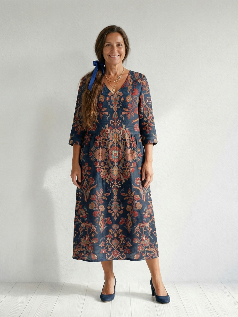 Ivy | Vestido Midi de Forma Suave
