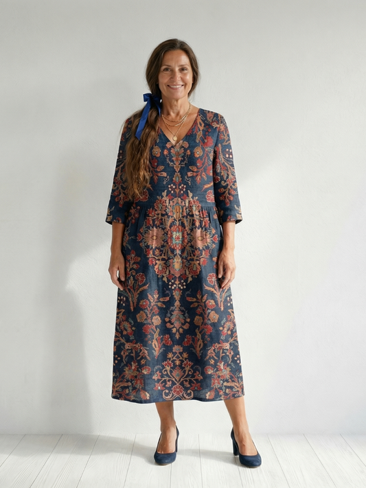 Ivy | Vestido Midi de Forma Suave