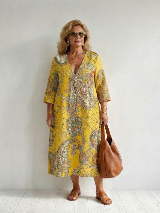 Rowan | Vestido Midi de Cachemira Suave