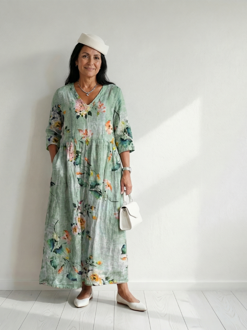Reid | Vestido Midi de Caída Suave