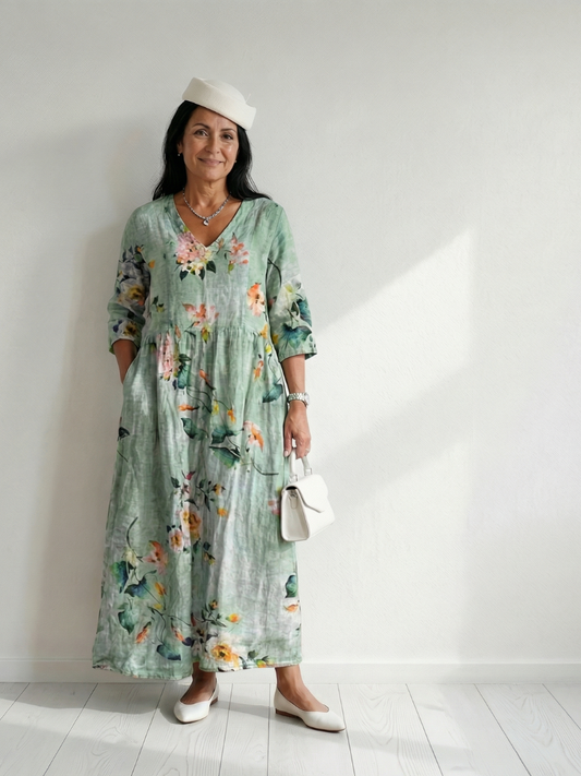 Reid | Vestido Midi de Caída Suave