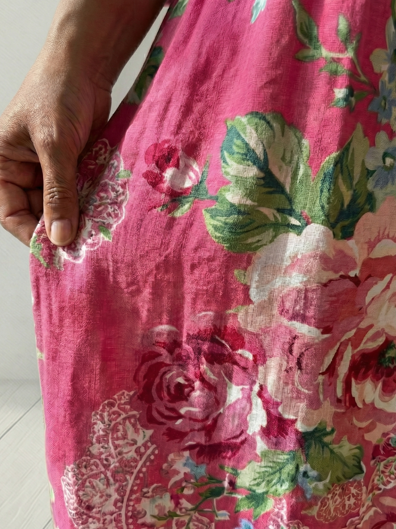 Freya | Vestido Midi Floral de Jardín