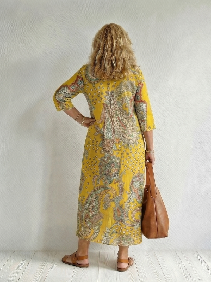 Rowan | Vestido Midi de Cachemira Suave