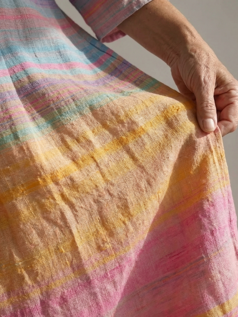 Blake | Vestido Midi de Rayas Degradadas
