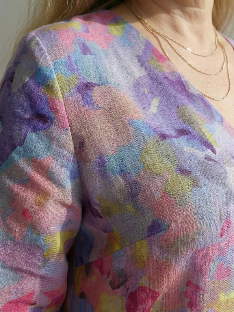 Benson | Vestido Midi Floral Abstracto