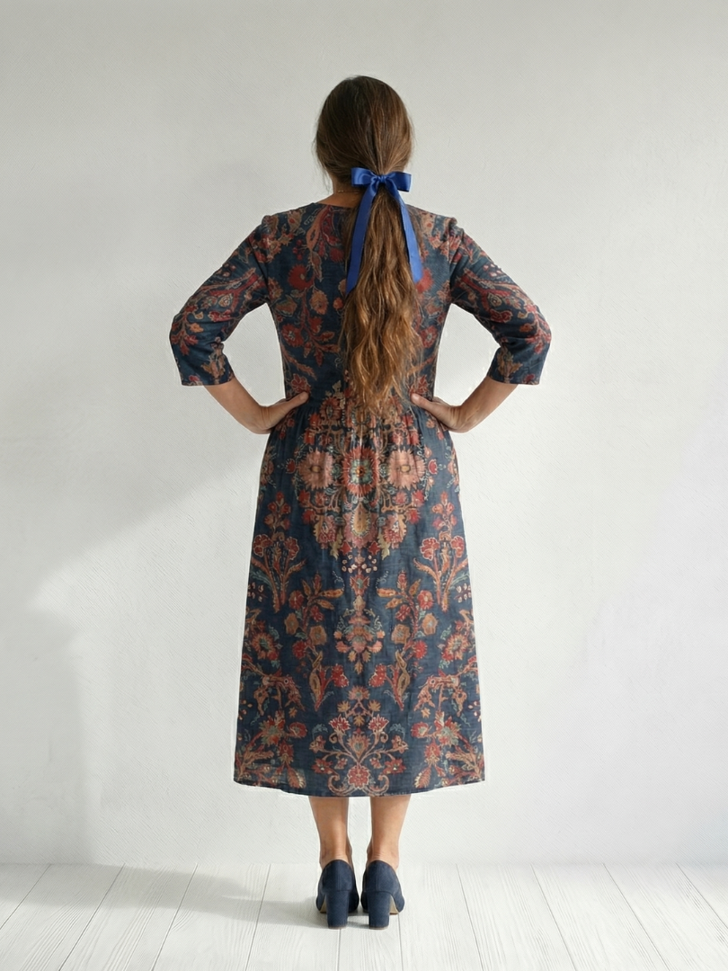 Ivy | Vestido Midi de Forma Suave