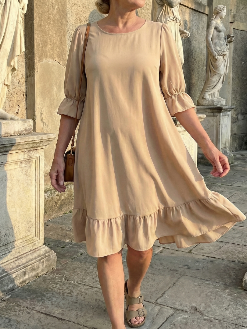 Daven | Vestido de Día con Volantes