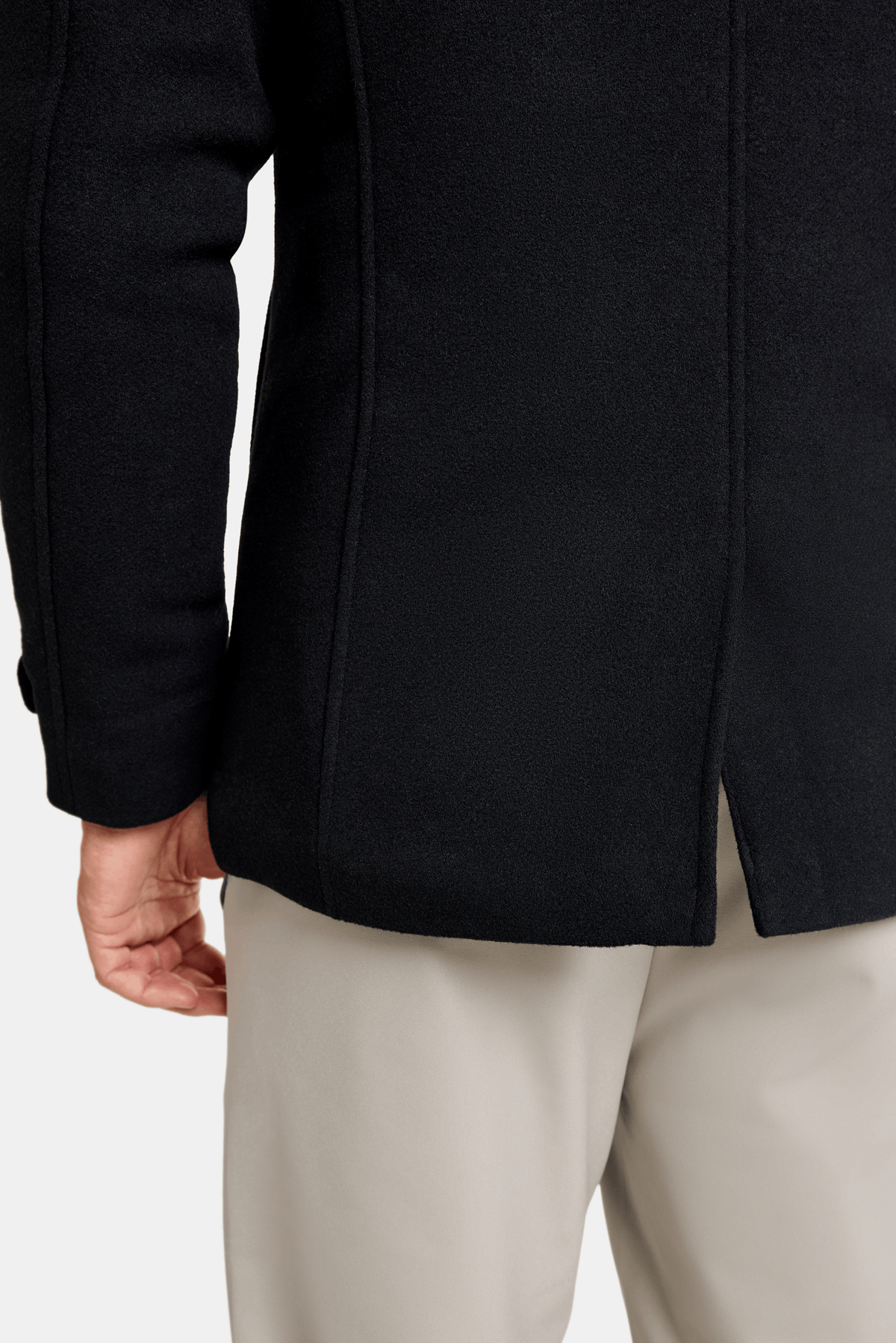 THE FERMO ABRIGO TIPO PEACOAT
