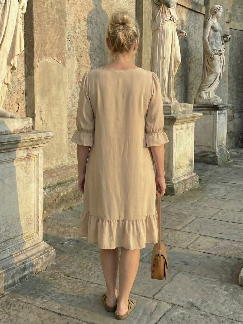 Daven | Vestido de Día con Volantes