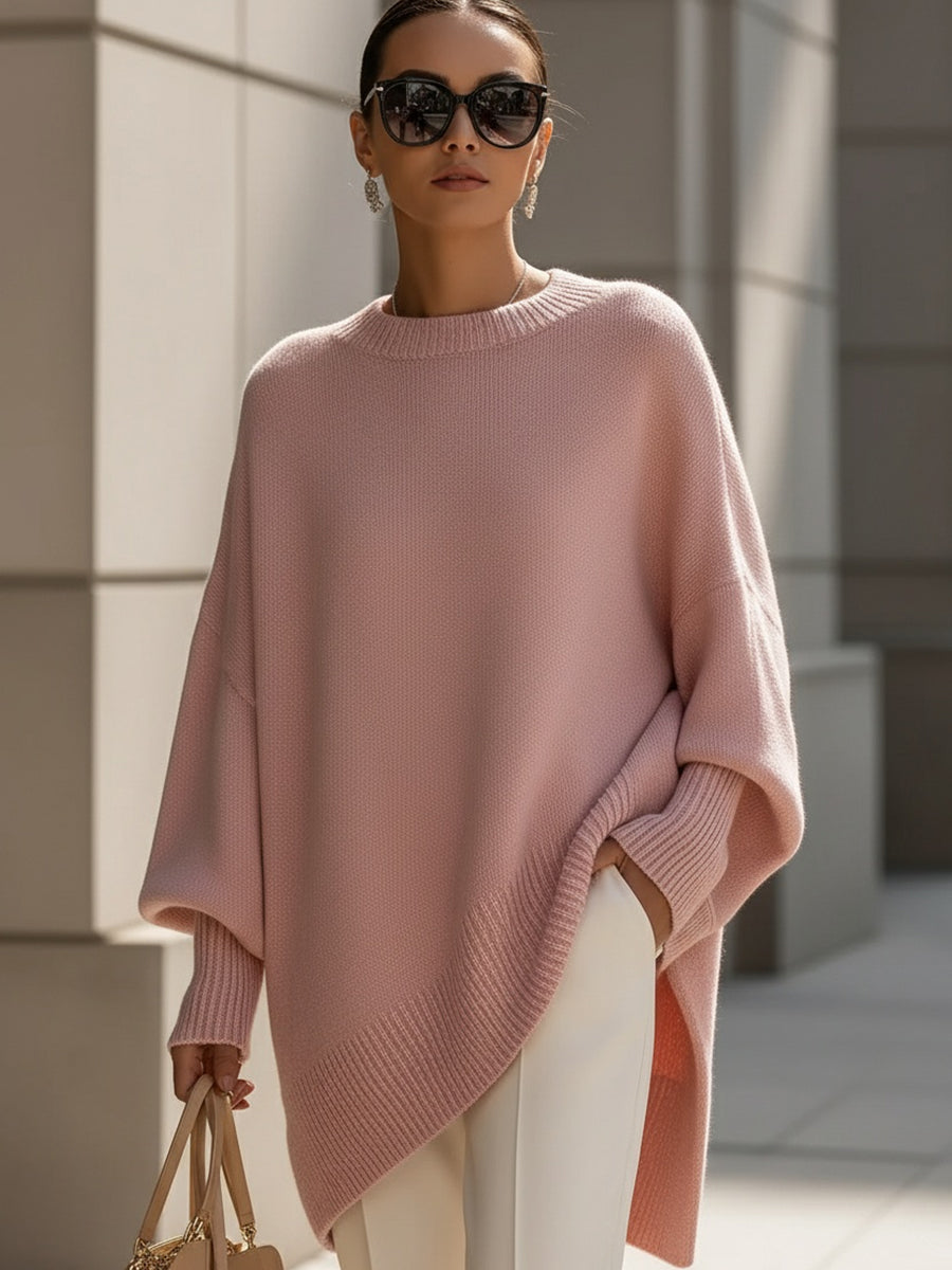 Isolde | Suéter de Punto Drapeado Oversize