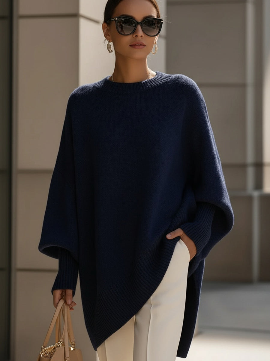 Isolde | Suéter de Punto Drapeado Oversize