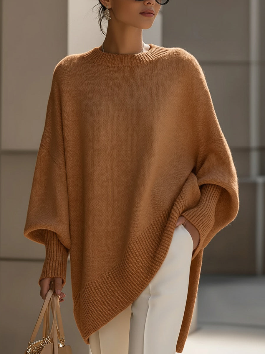 Isolde | Suéter de Punto Drapeado Oversize