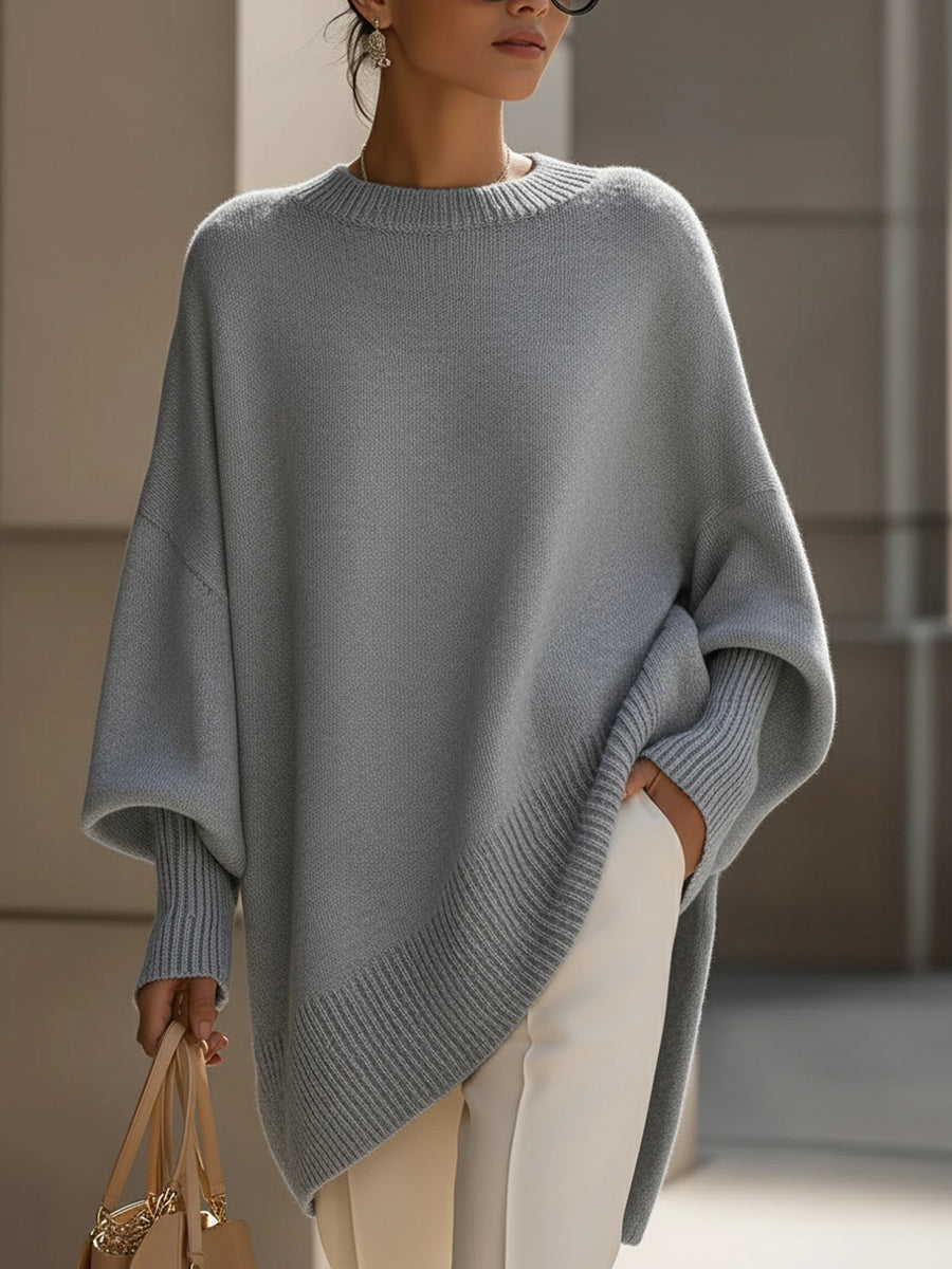 Isolde | Suéter de Punto Drapeado Oversize