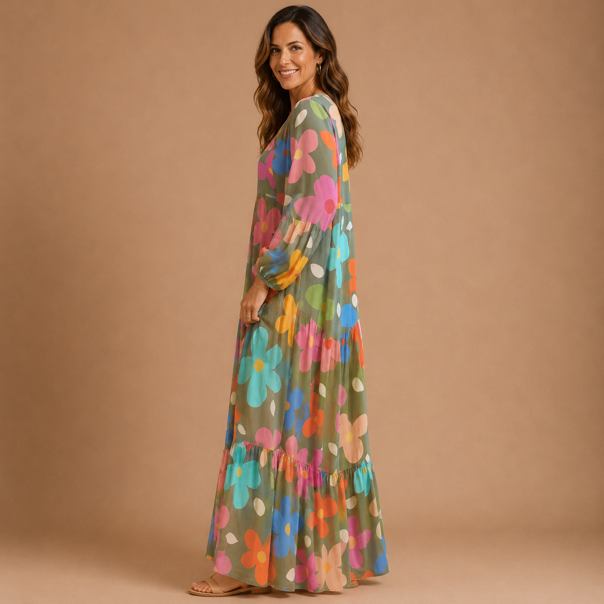 CORINNE | Vestido Maxi Floral