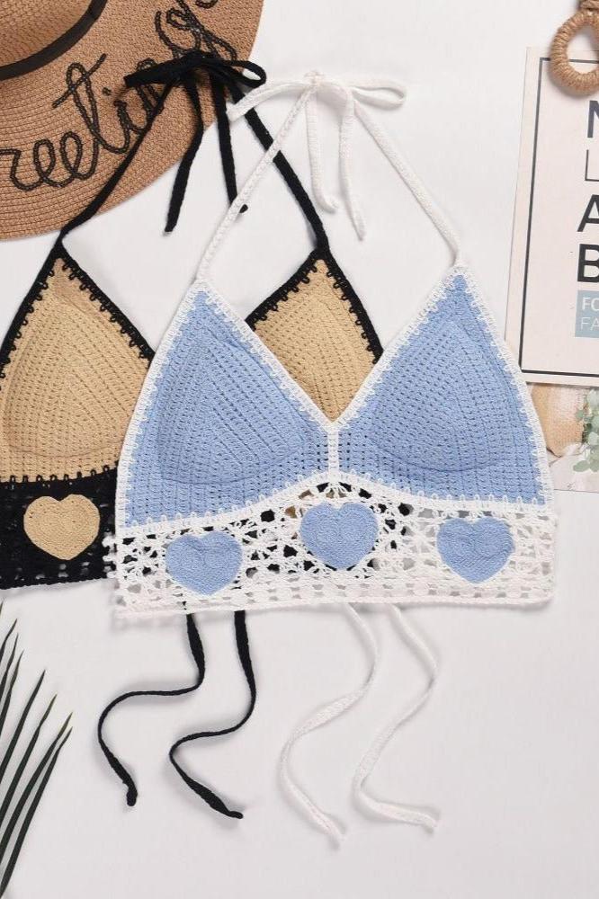 Top Josie de Crochet Corazón