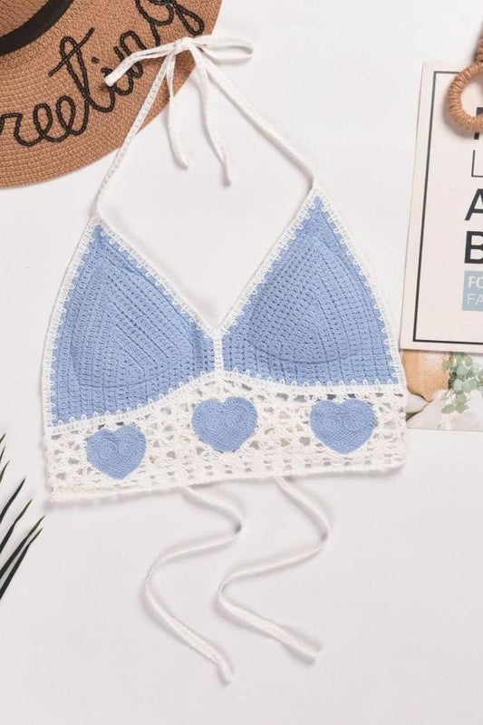 Top Josie de Crochet Corazón