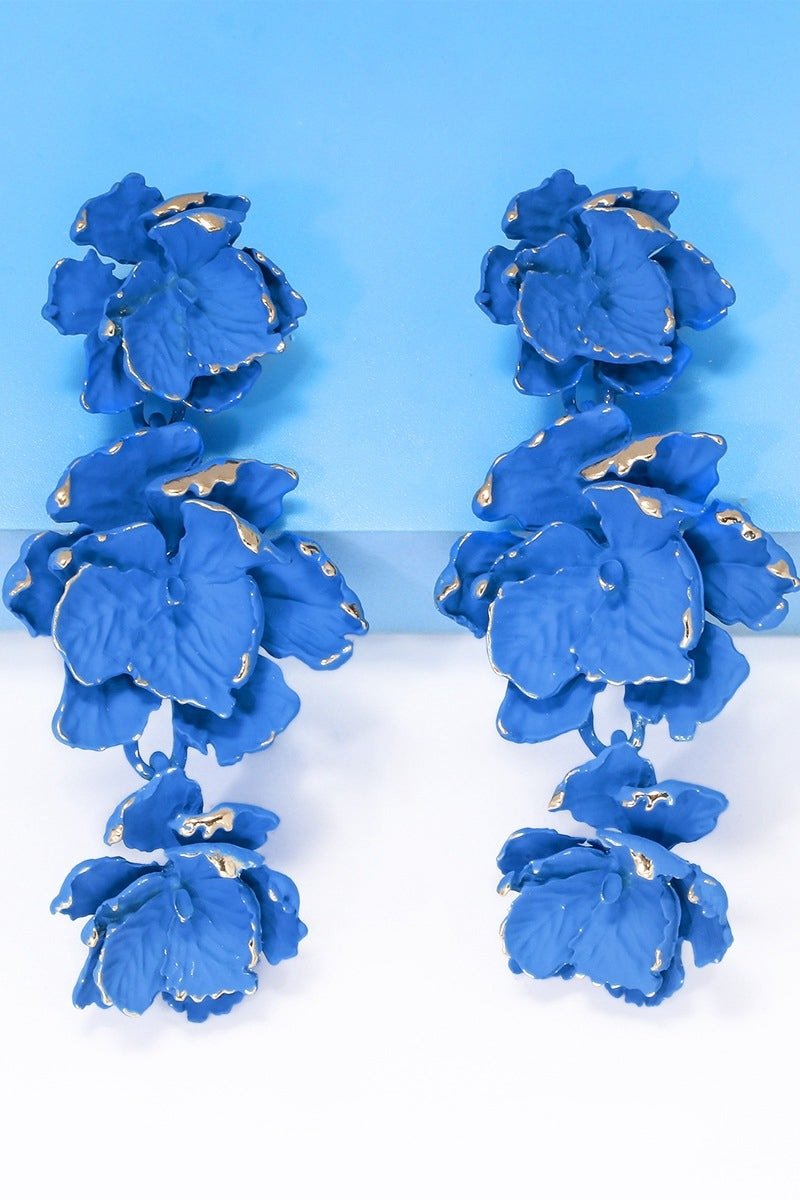 Aretes de Flor Barnizada Phyllis