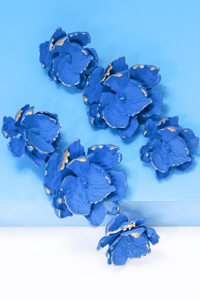 Aretes de Flor Barnizada Phyllis